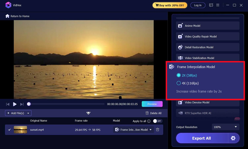 Frame Interpolation Model