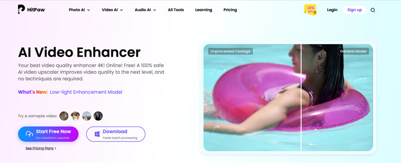 Hitpaw Ai Online Video Enhancer