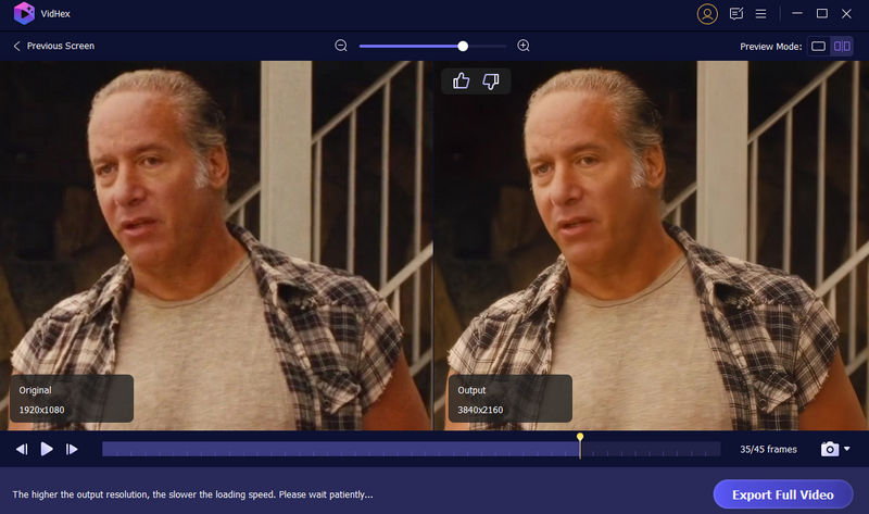 Vidhex Denoised Output