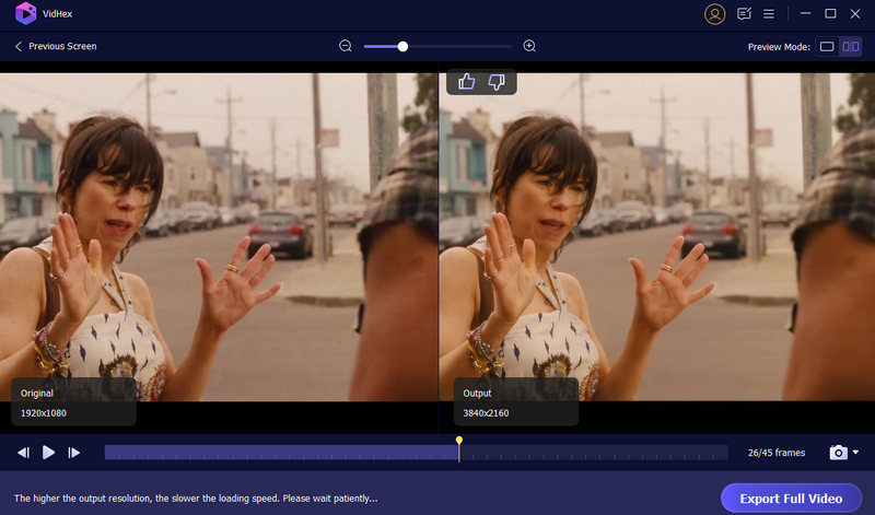 Vidhex Denoised Output