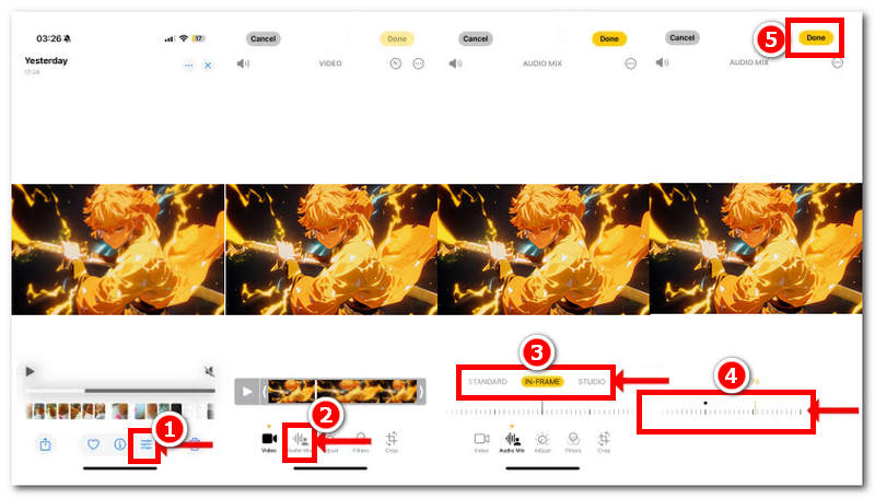 Use Audio Mix Feature