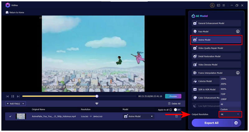 Vidhex Ai Model Export