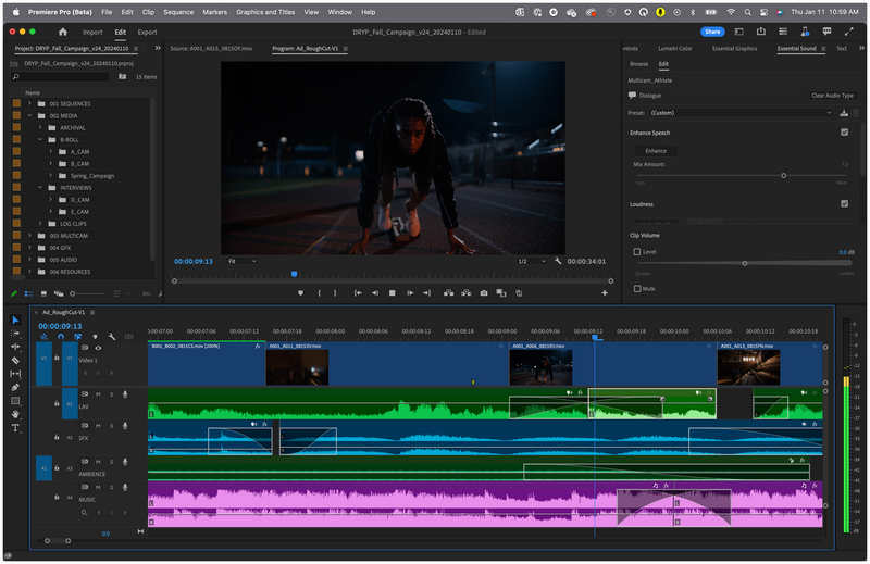 Adobe Premiere Pro Interface