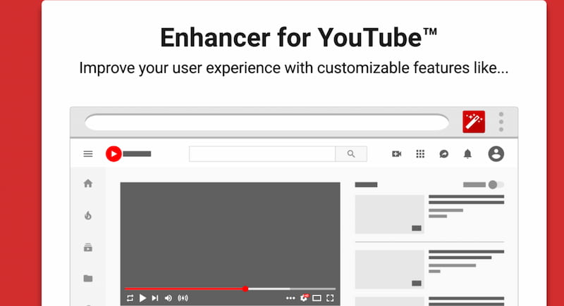 Enhancer For Youtube Extention