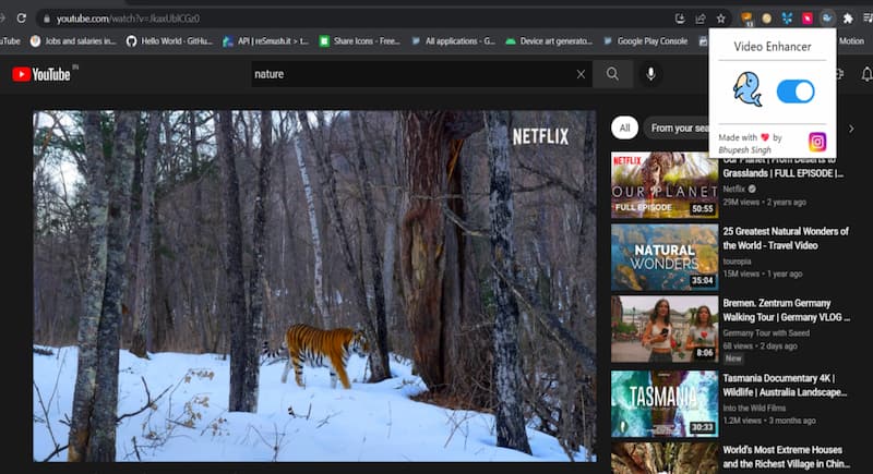 Video Enhancer Color Grading