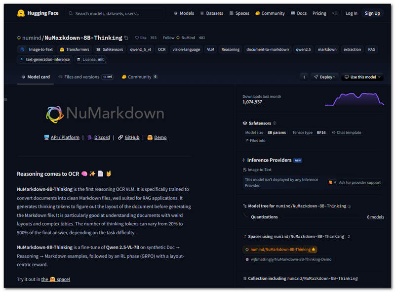 Numarkdown