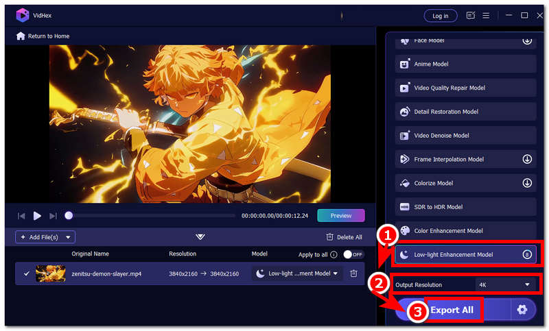 Low Light Enhancement Model
