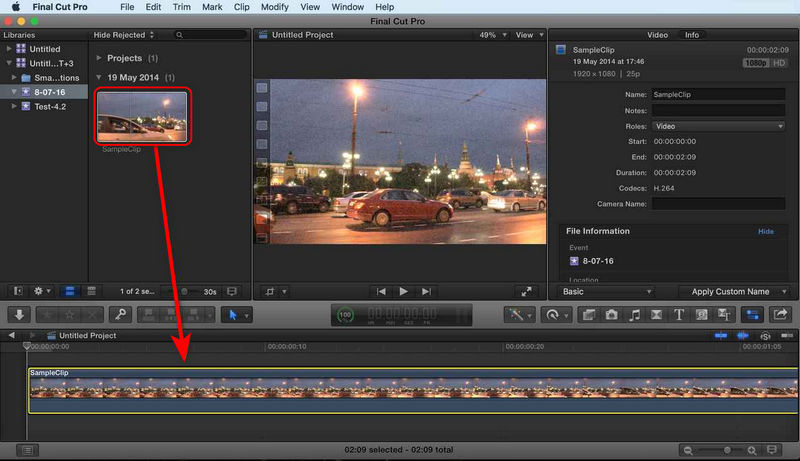 Final Cut Pro Import