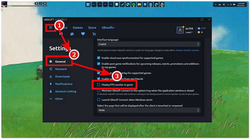 Ubisoft Connect Fps Counter