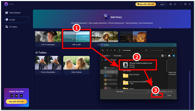 Select Sdr to HDR Model