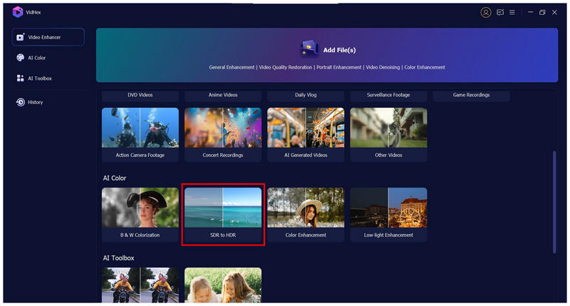 Vidhex Select Sdr To Hdr