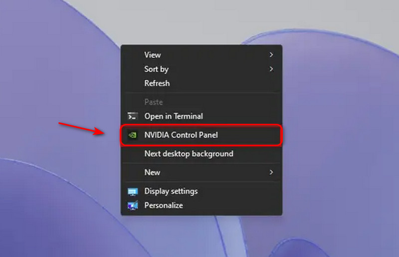 Nvidia Control Panel