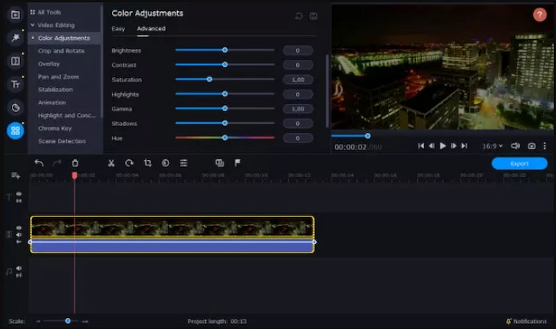 Movavi Video Enhancer Feature