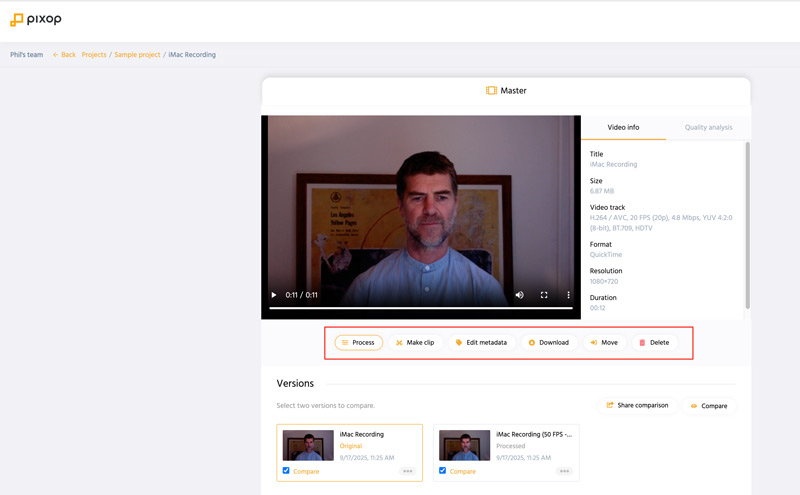 Use Pixop Ai Video Enhancer Sample