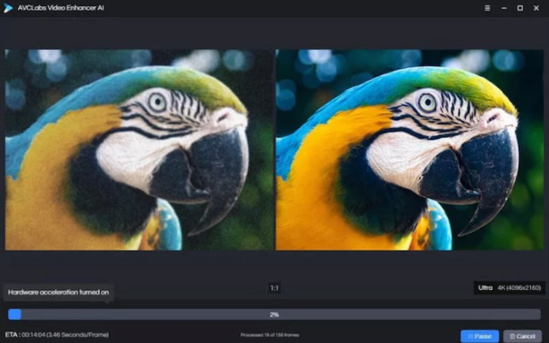 Avclabs Video Enhancer AIEnhance Video