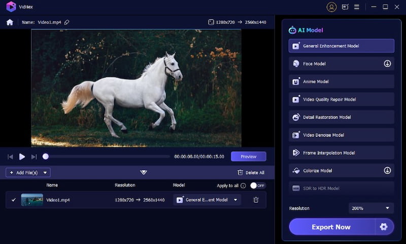Vidhex General Enhancement Model For Video