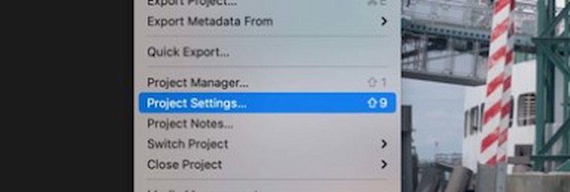 Davinciresolve Project Setting Feature