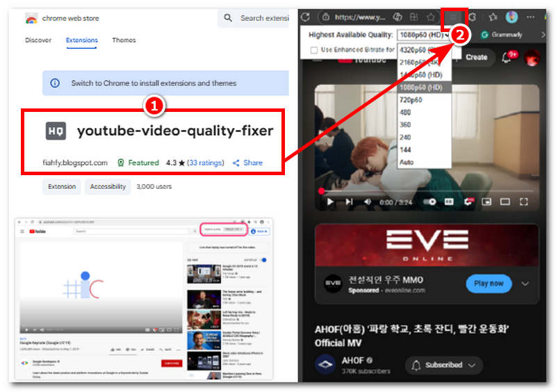 Youtube Quality Fixer