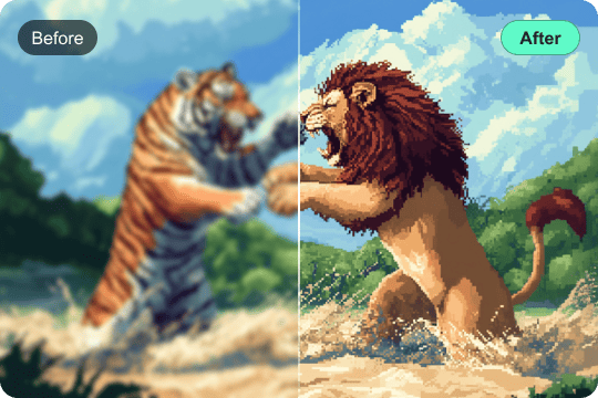 Pixelated Animations