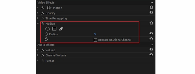 Adobe Radius Effect Control