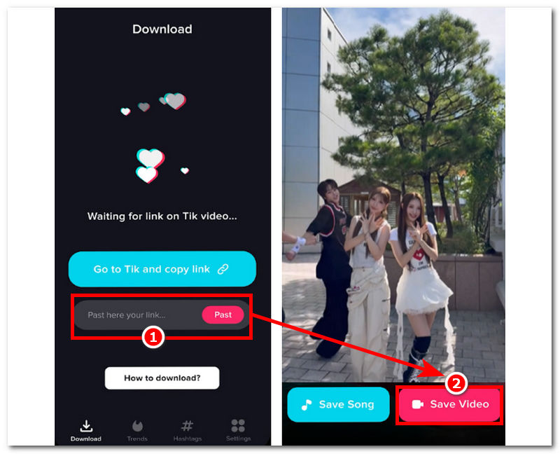 Download Videos Using Mobile App