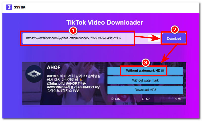 Download Videos Using Online Tool