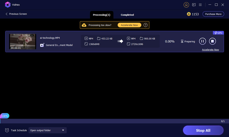 Enable Accerleration