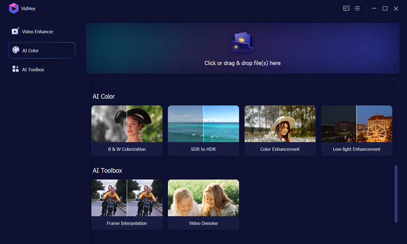 Vidhex AI Volor Tools