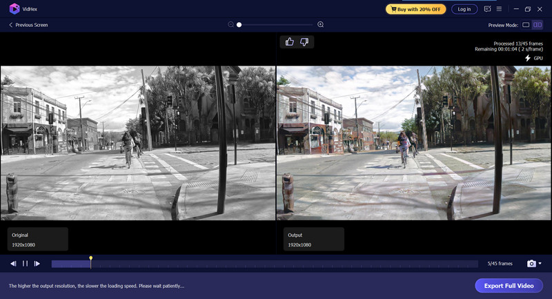 Vidhex Preview Colorizing Effect