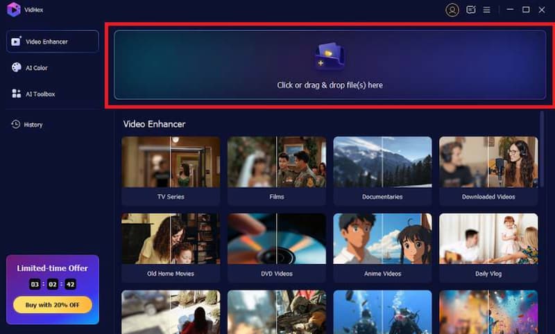 Vidhex Video Upload Video