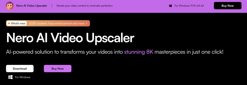 What Is Nero AI Video Upscaler Enhancer