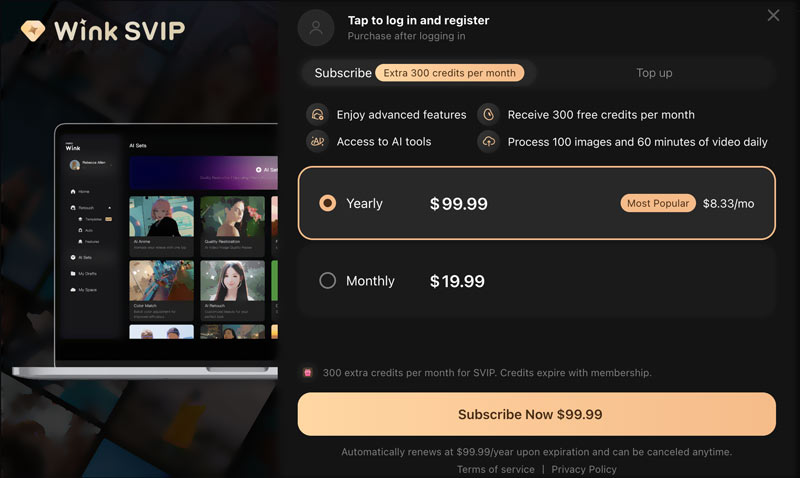 Wink AI Video Enhancer Editor Svip